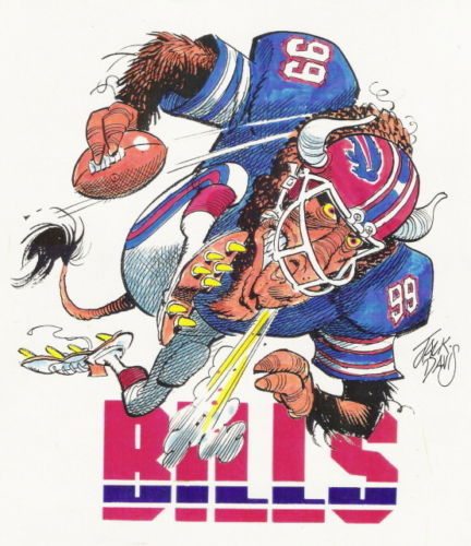 Buffalo Bills T-shirt Concept By Jack Davis - Displayed In The Society ...